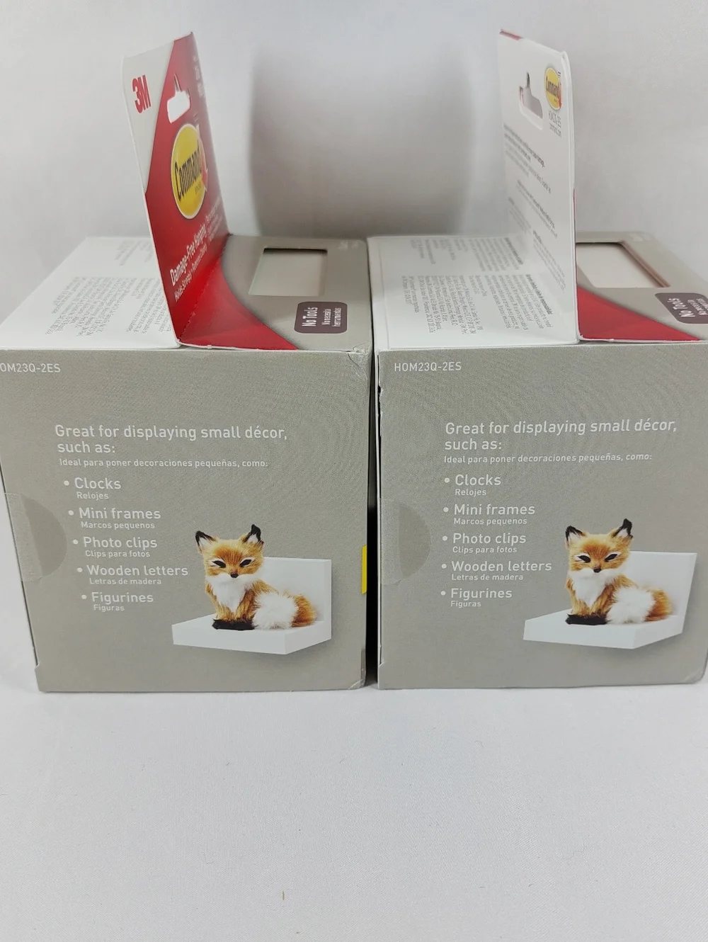 3M Command Display Ledges 2 BOXES SEALED Quartz White Color HOLD 2 LBS EACH